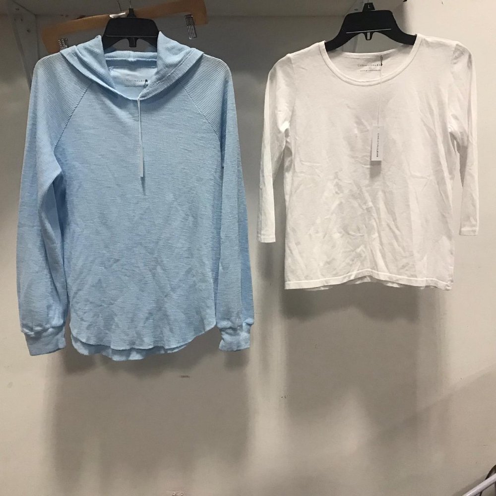 NWT 2pc CHRISTINA LEHR Tops one with hoodie  Size 2